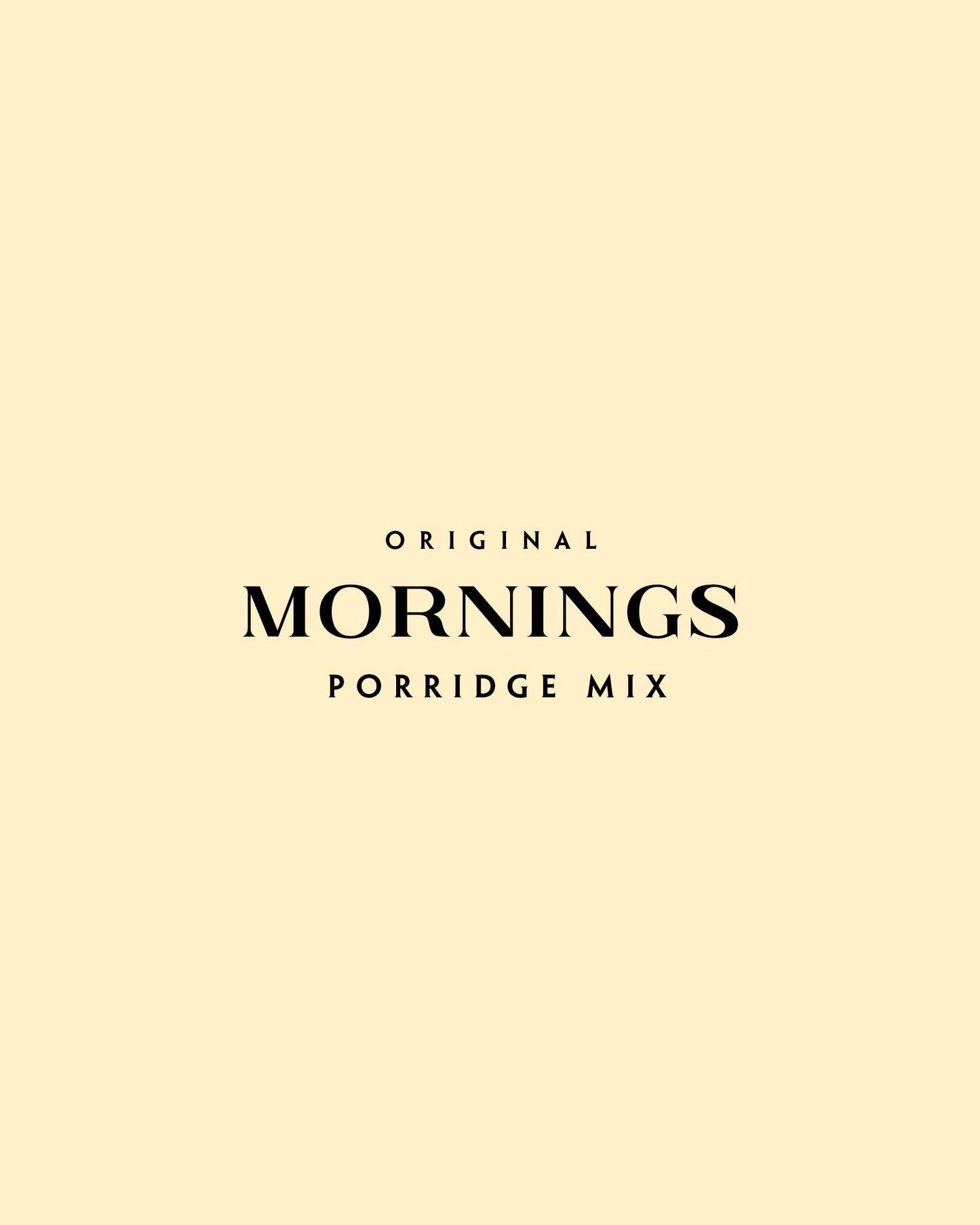 MORNINGS PUUROSEKOITUS - ORIGINAL
